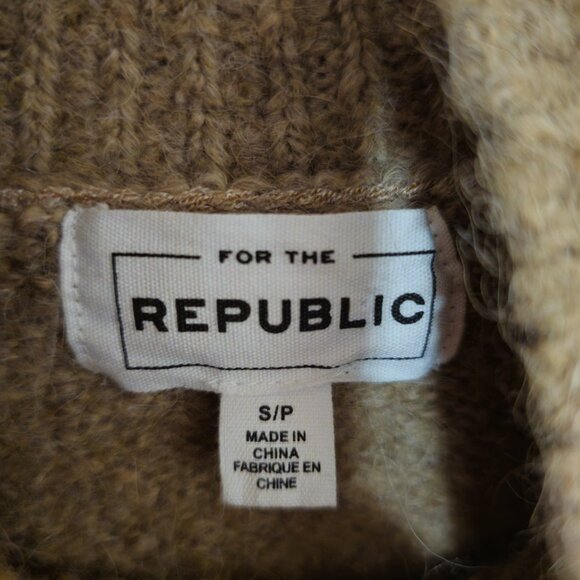FOR THE REPUBLIC 4% alpaca blend KNIT SWEATER SIZE XS - Picture 6 of 8